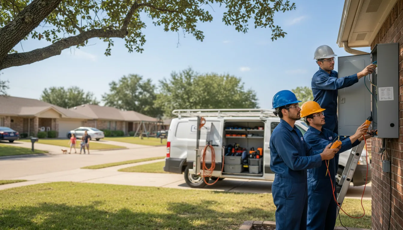 Certified electrician providing emergency electrical services in Barnard, KS